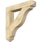 Ekena Millwork Funston Arts and Crafts Rough Sawn Bracket w/ Offset Brace, Douglas Fir, 8"W x 42"D x 42"H BKT0806X42X42FST03RDF - alternate 1